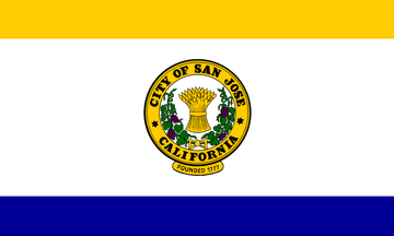 [flag of San Jose, California]