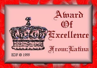 award of excellence from latina